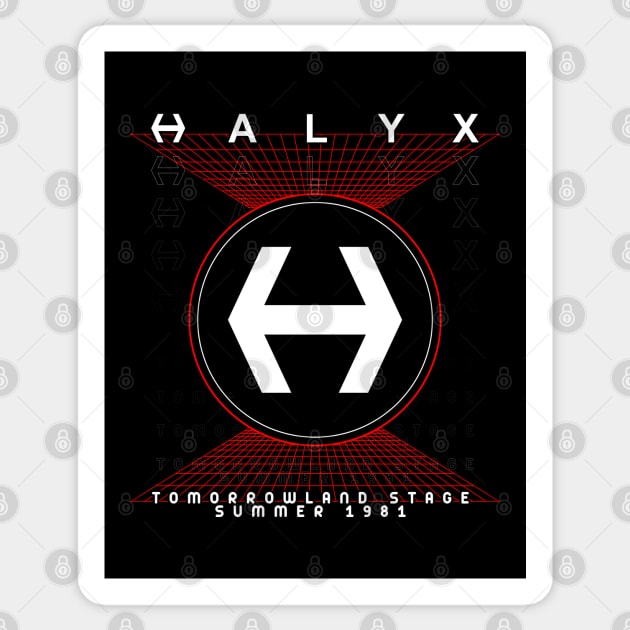 Halyx Tour Shirt Sticker by You Killed Me First